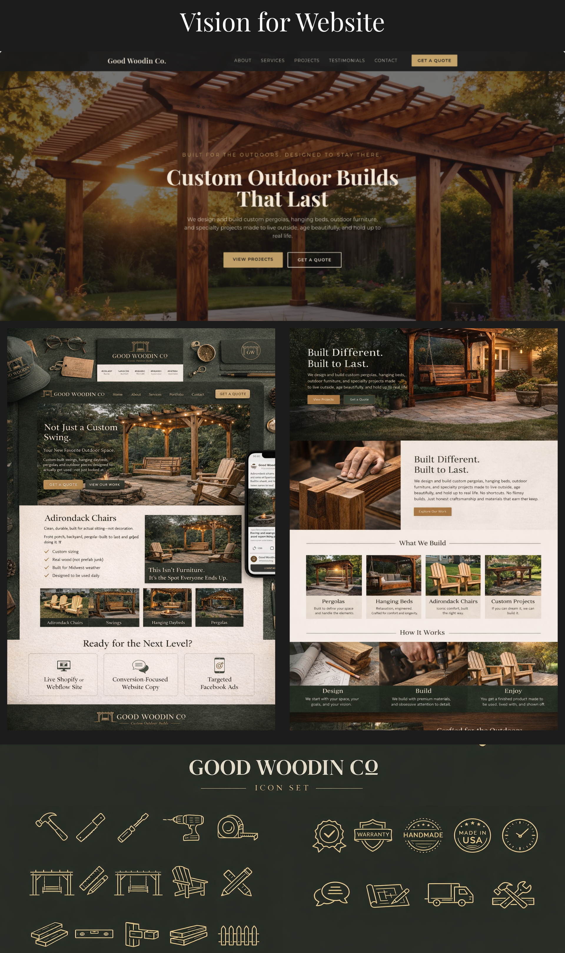 Good Woodin Co — Website Vision